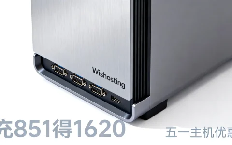 Wishosting充851得1620划算吗？五一主机优惠活动来袭