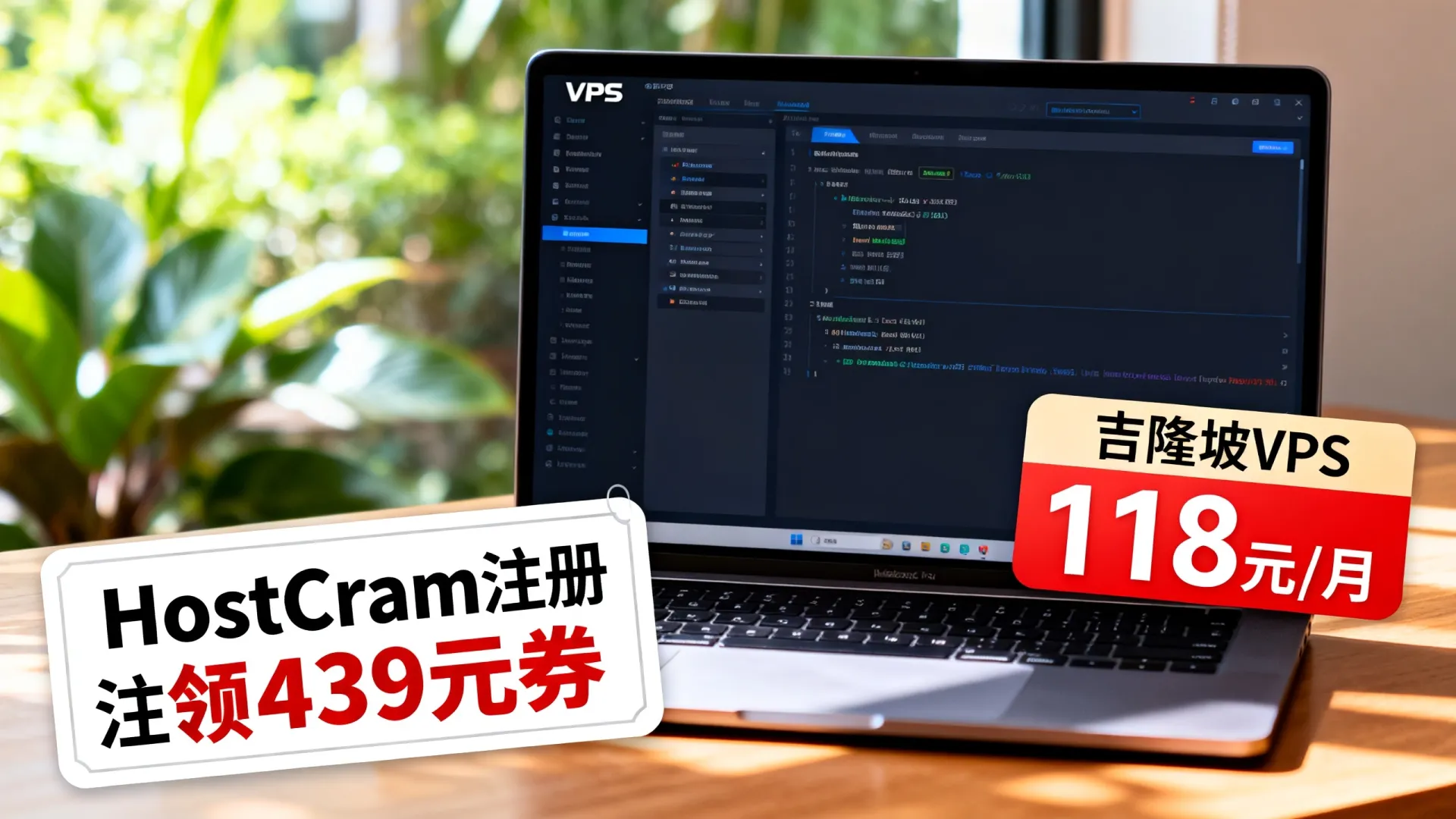 HostCram注册领439元券值吗?吉隆坡VPS 118元/月划算不?,吉隆坡VPS优惠价格查询 HostCram注册领439元券值吗