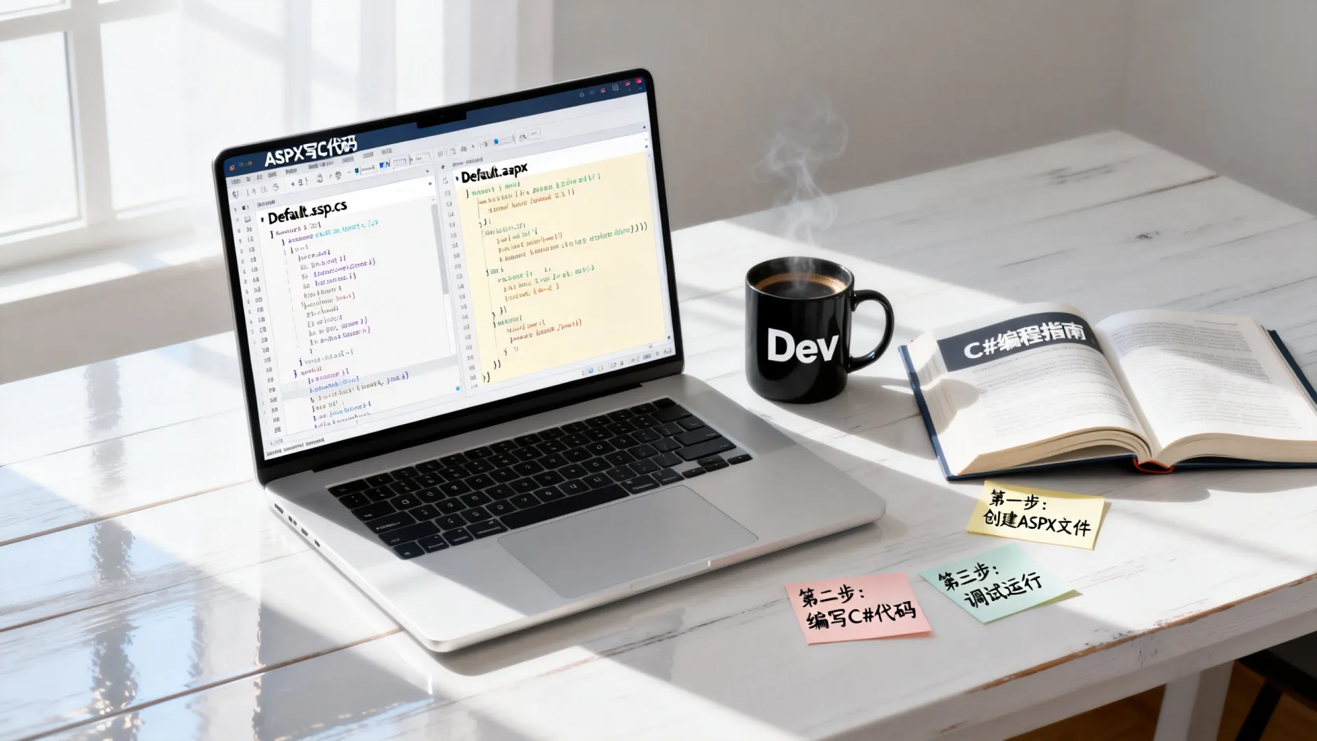 ASPX写C代码步骤详解 | ASP.NET C开发入门教程 ASPX写C代码步骤详解 | ASP.NET C开发入门教程