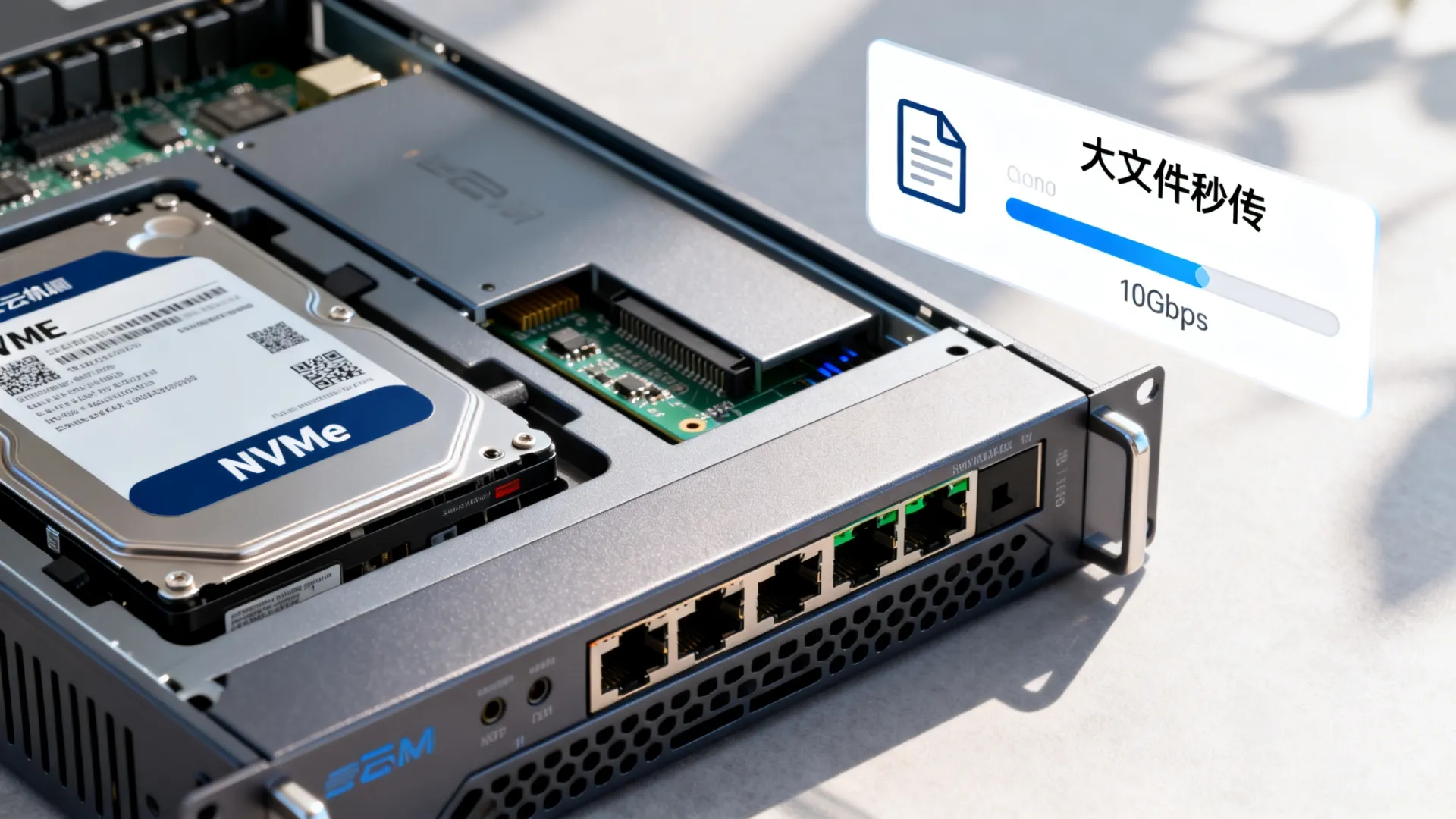 UCloud快杰云主机为什么快?NVMe+10Gbps带宽实测大文件秒传 UCloud快杰云主机为什么快