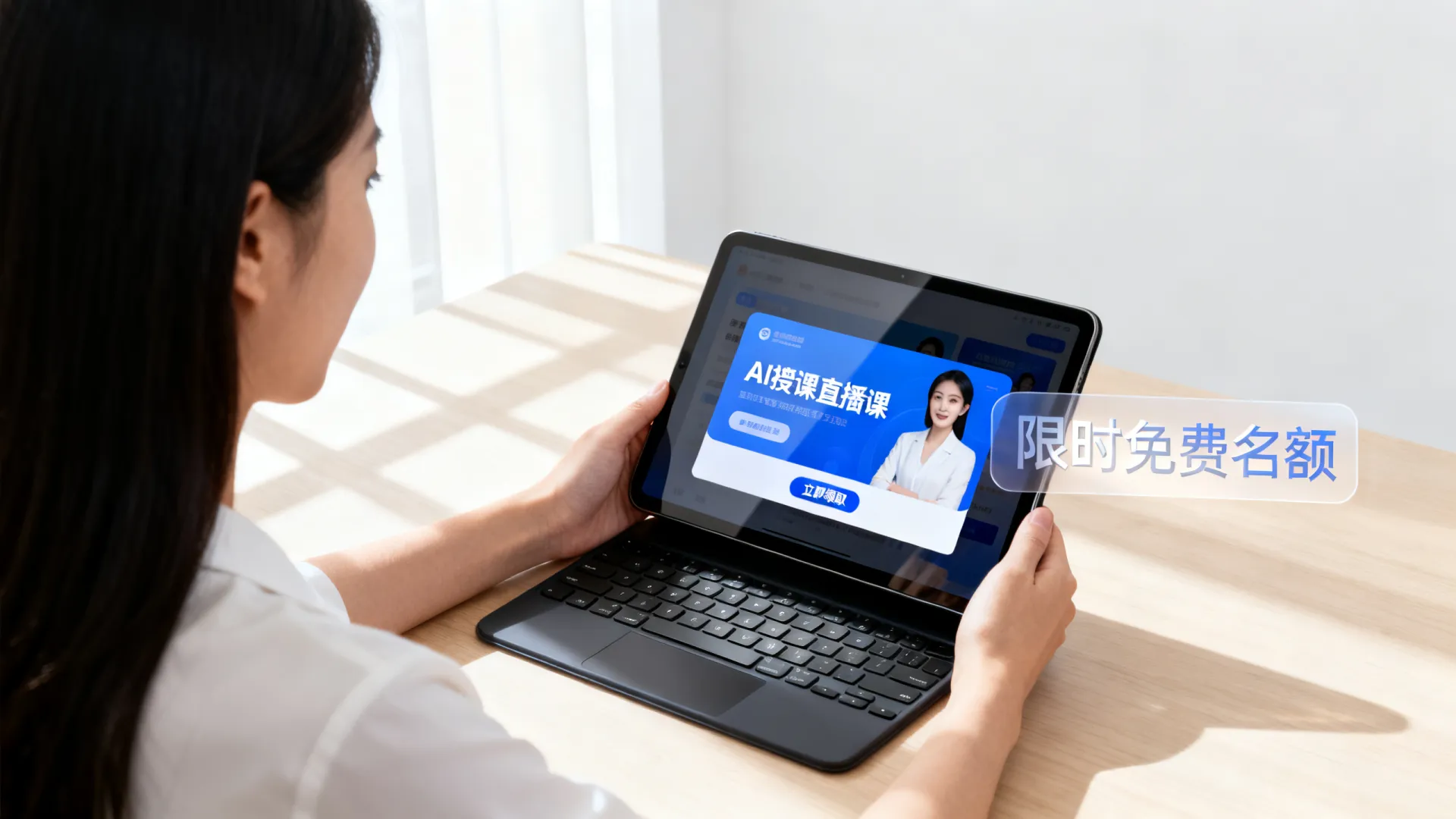 怎么领取AI授课优惠?免费直播课限时开放名额! 免费直播课限时开放名额