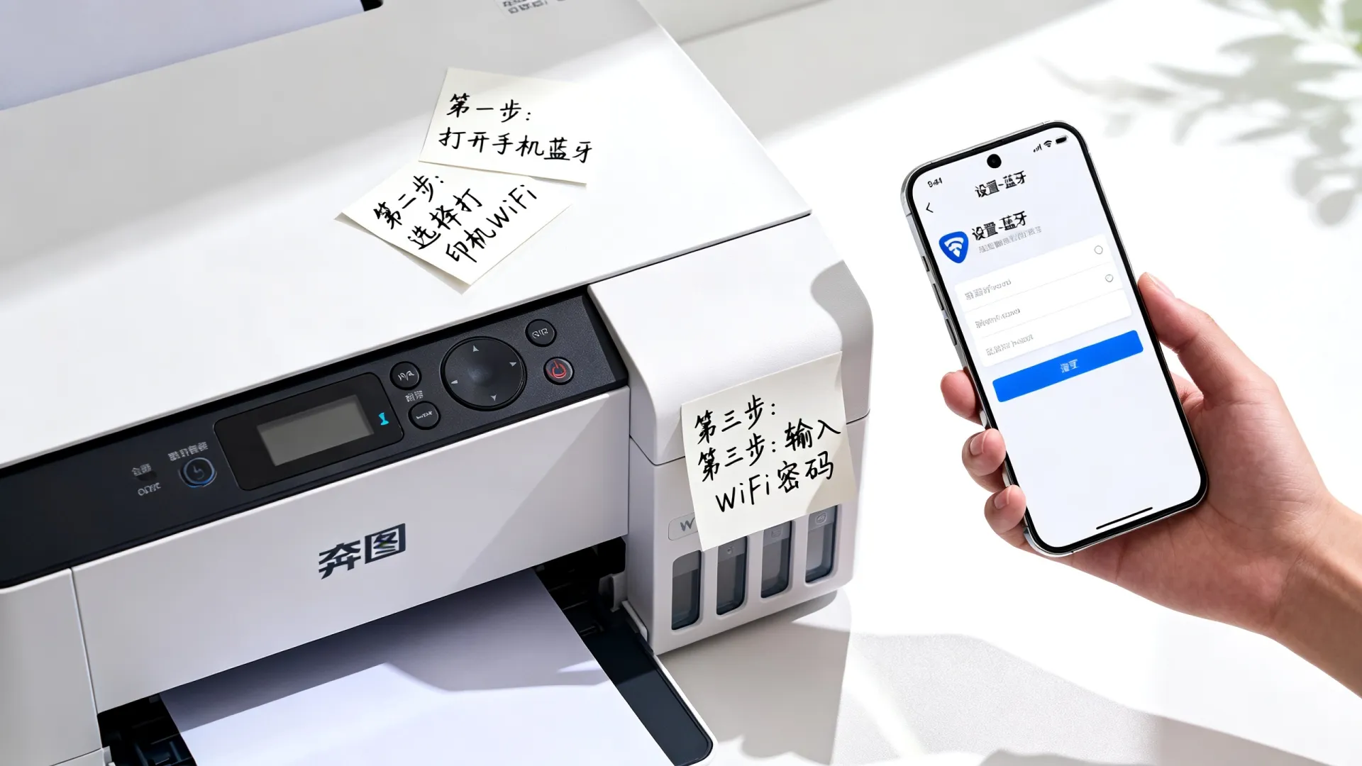 奔图打印机怎样连接手机