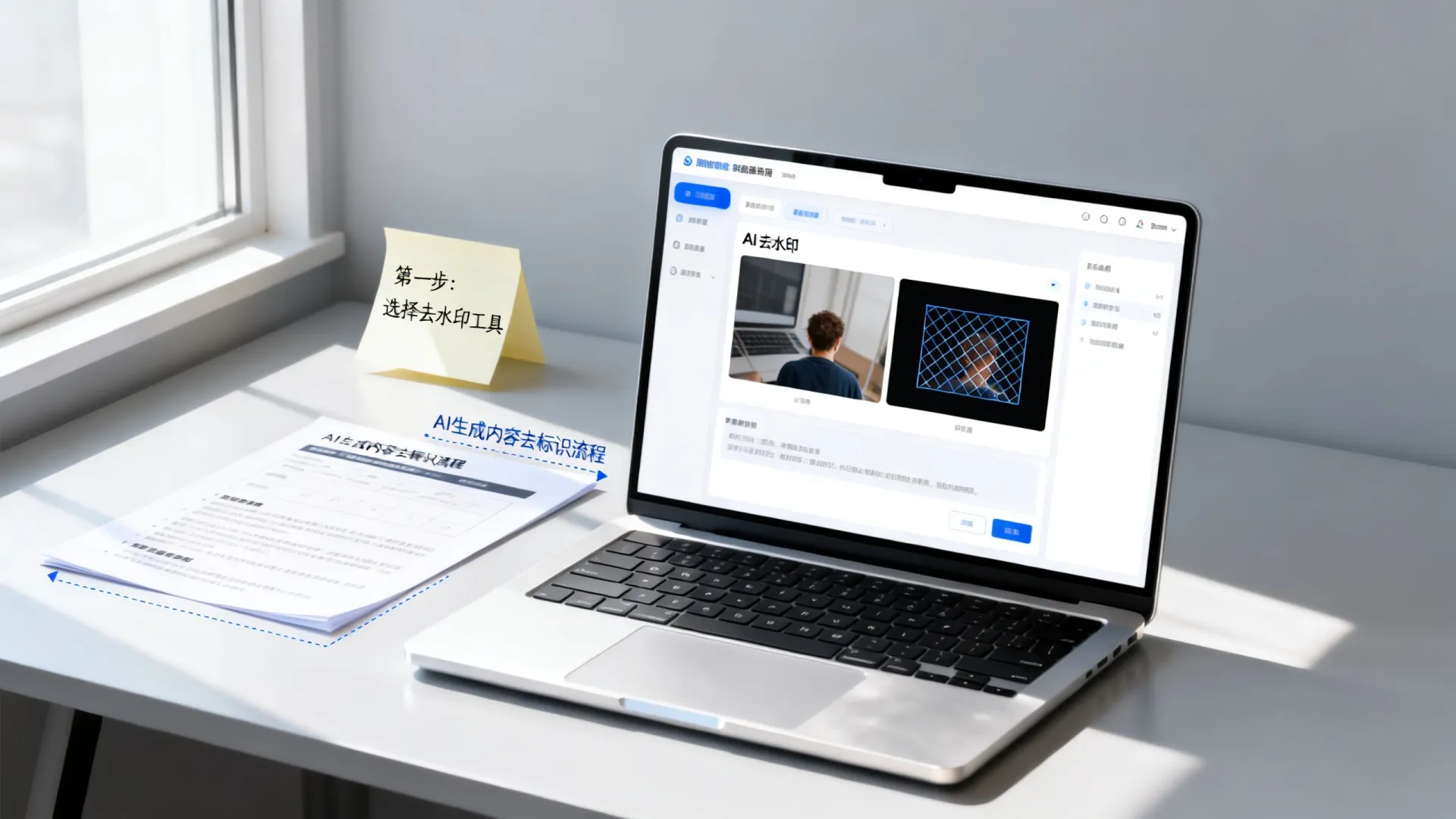 如何彻底清除痕迹?AI生成内容如何去除水印,AI去标识 AI生成内容如何去除水印