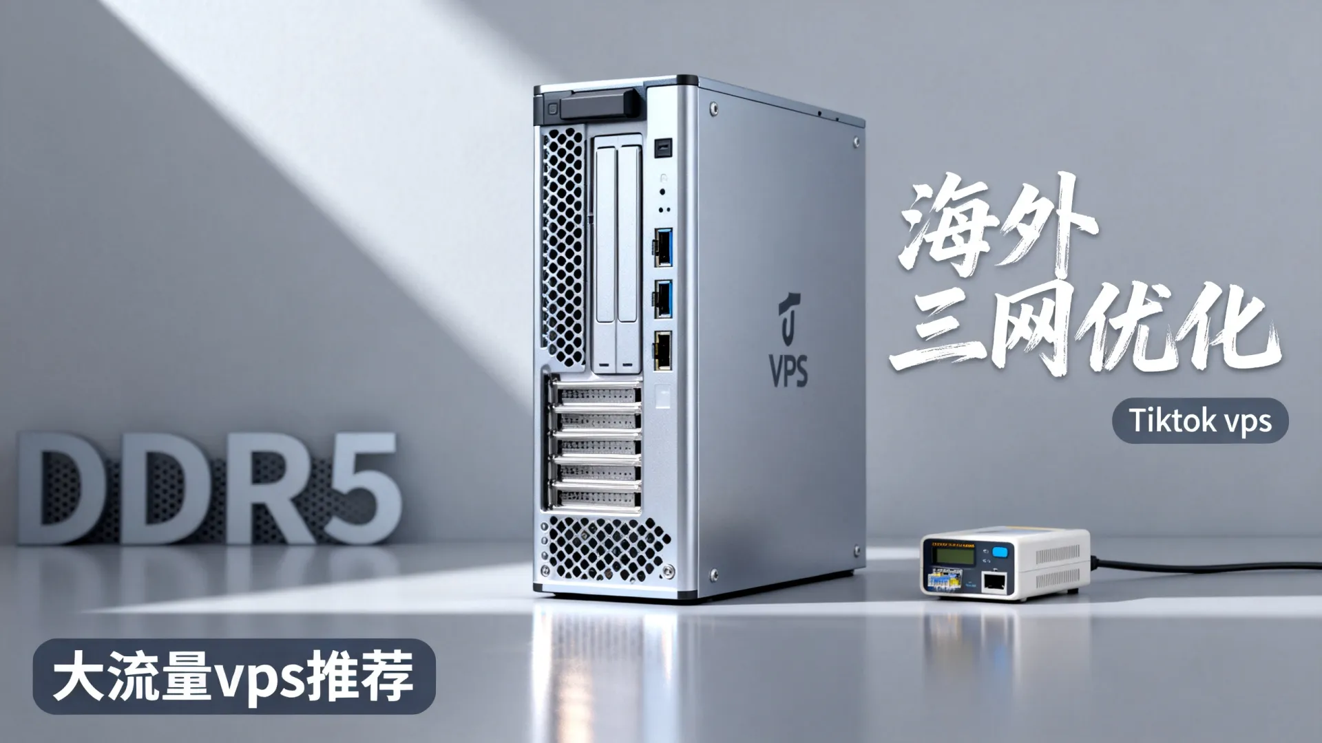 海外三网优化 Tiktok vps - DDR5内存,流量用不完,仅需 海外三网优化 Tiktok vps