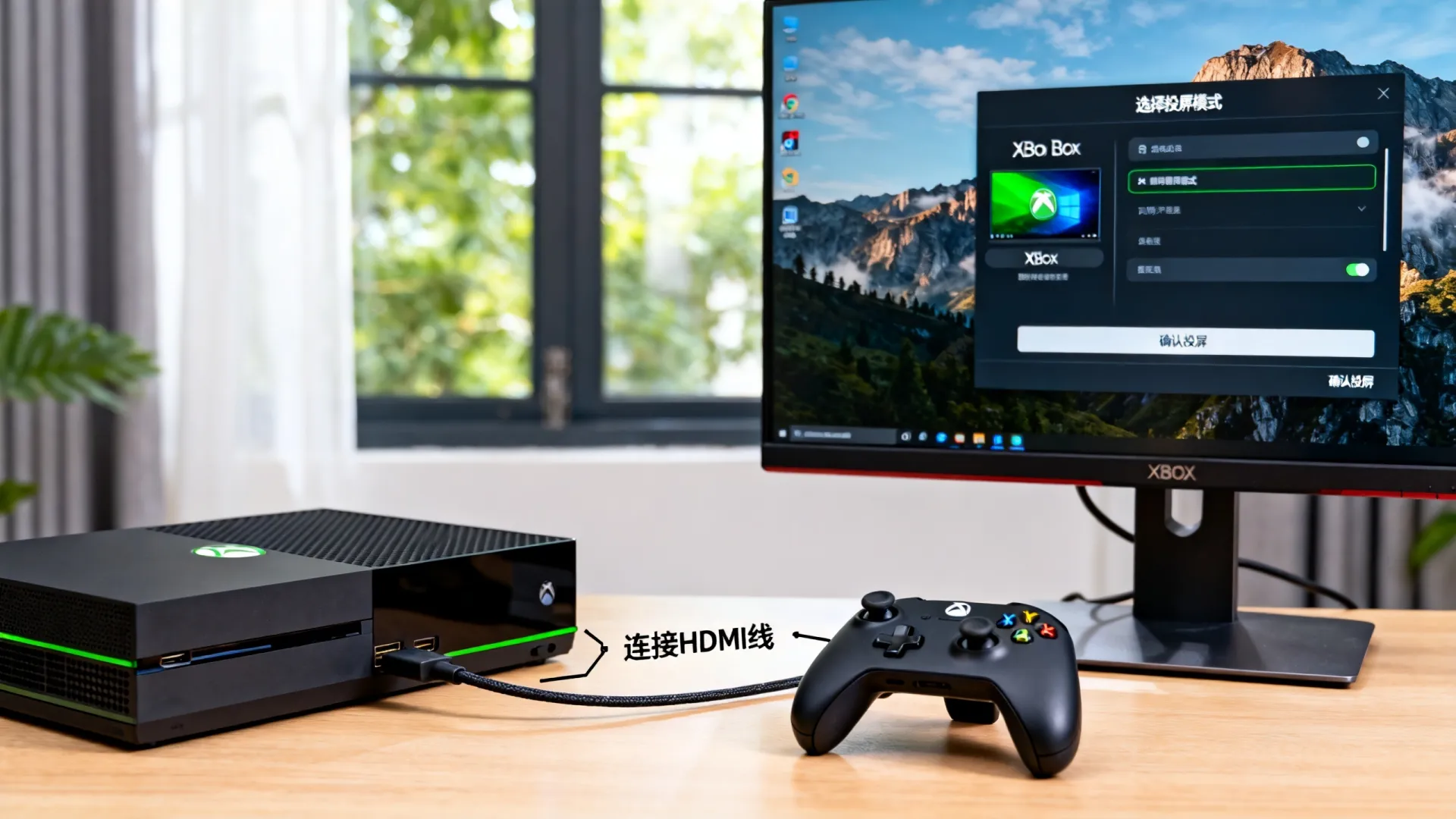 xbox和电脑怎么连接在一起
