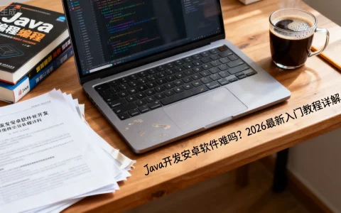 Java开发安卓软件难吗？2026最新入门教程详解