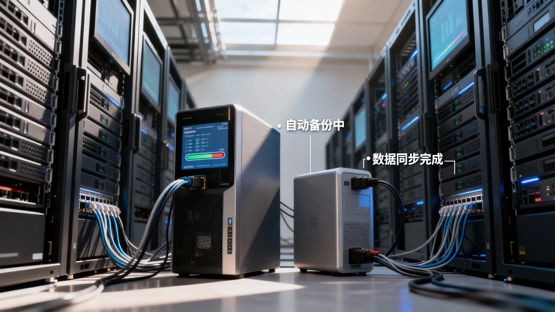 服务器有备份功能