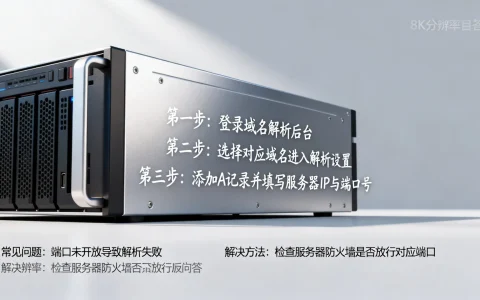 服务器域名加端口解析具体步骤及常见问题解答？