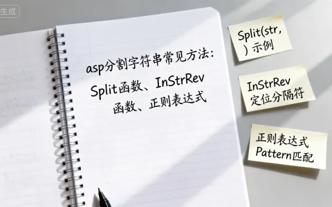 asp中分割字符串有哪几种常见方法？如何高效实现？