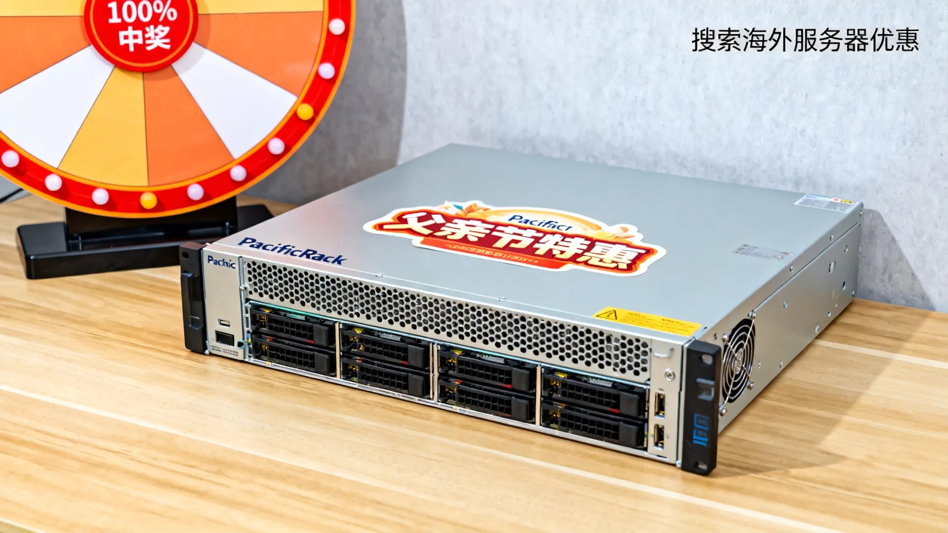 PacificRack父亲节服务器实测,大转盘100%中奖可信吗?搜索海外服务器优惠 PacificRack父亲节服务器实测