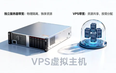 独立服务器带宽和VPS带宽区别在哪？独立服务器带宽和VPS带宽哪个好？