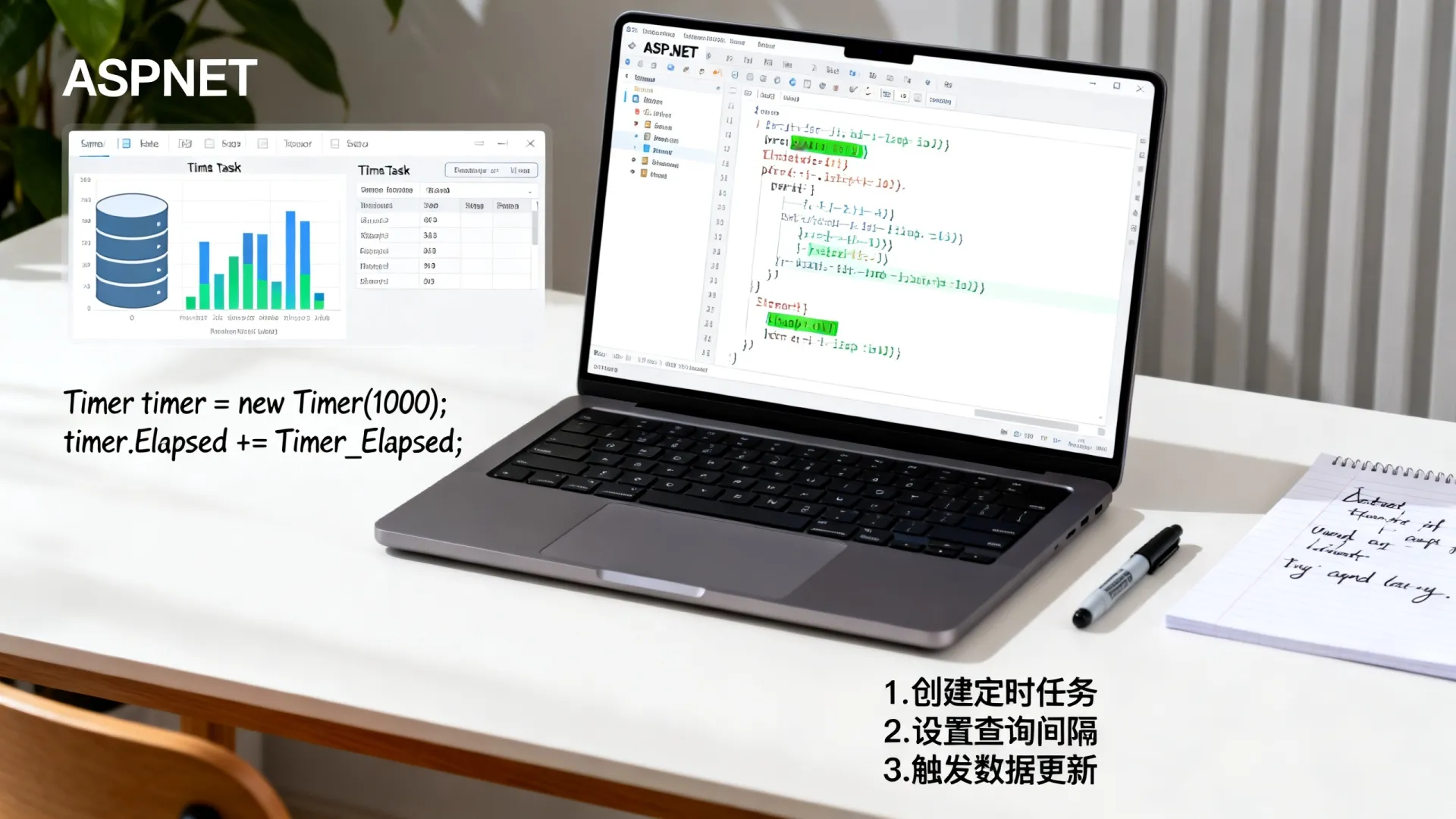 ASP.NET定时查询数据库刷新界面教程，如何高效实现自动数据更新？