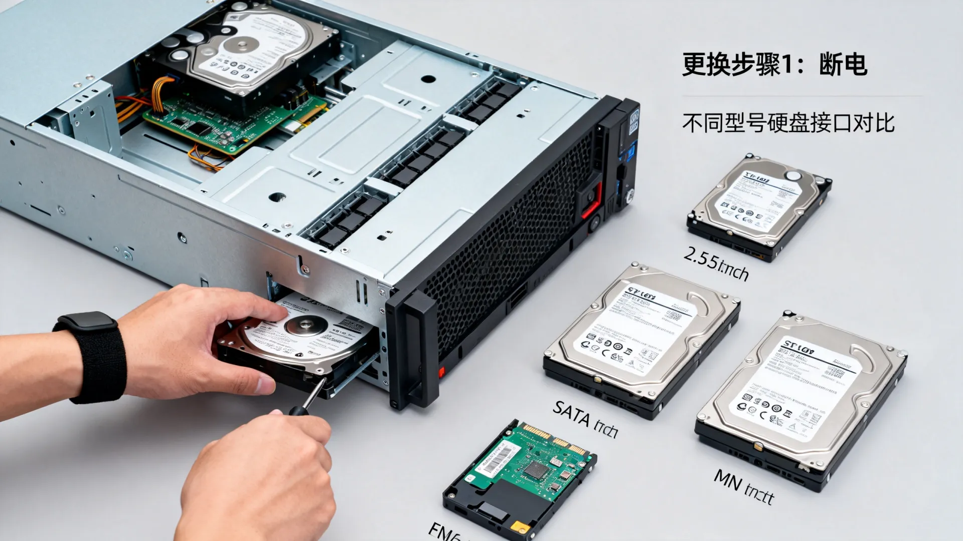 服务器更换不同硬盘 服务器更换不同硬盘