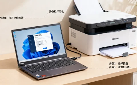 lenovo电脑怎样添加打印机，联想笔记本连接不上怎么办