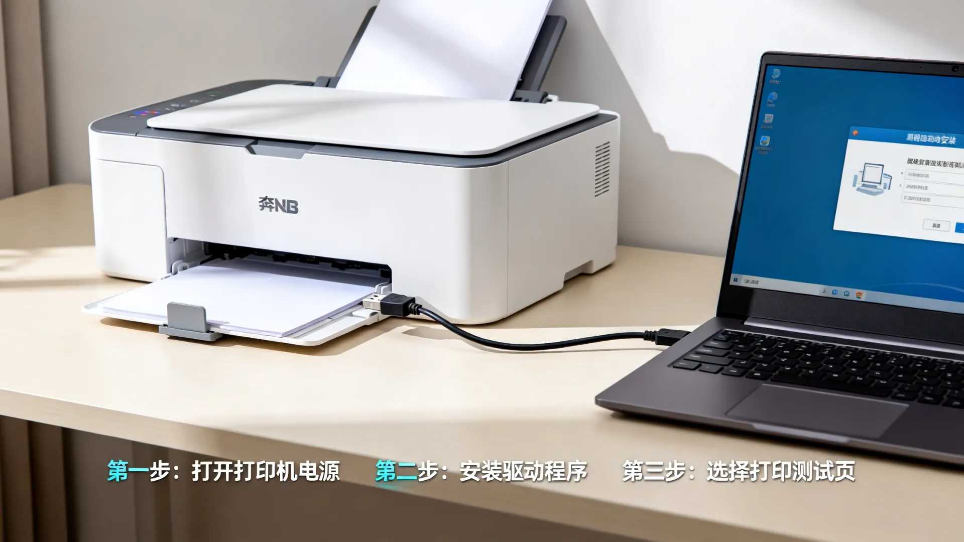 奔图打印机怎样连接电脑打印 奔图打印机怎样连接电脑打印