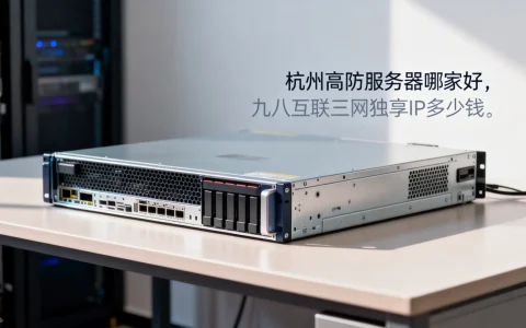 杭州高防服务器哪家好，九八互联三网独享IP多少钱