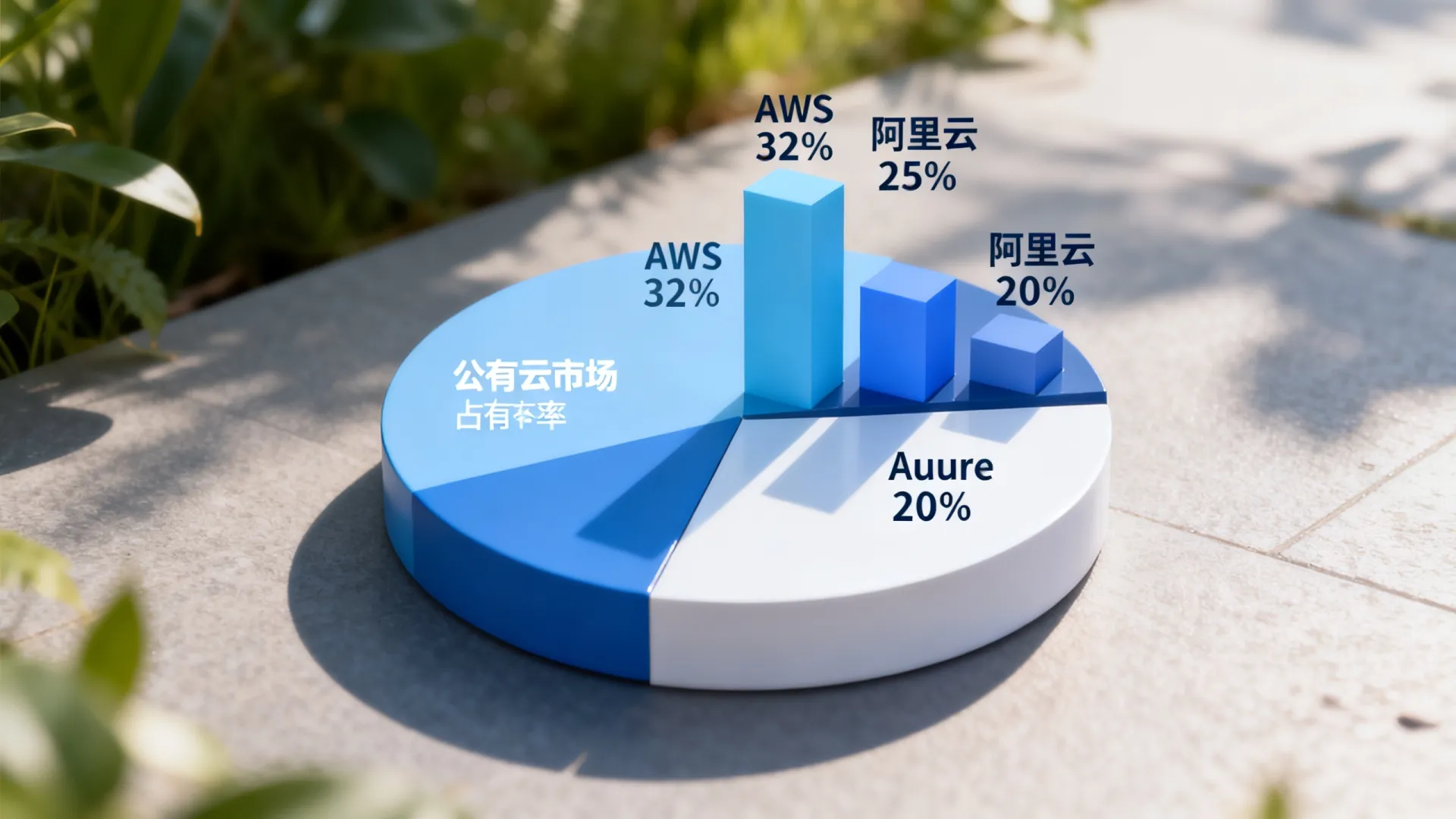 国内外公有云市场占有率 国内外公有云市场占有率