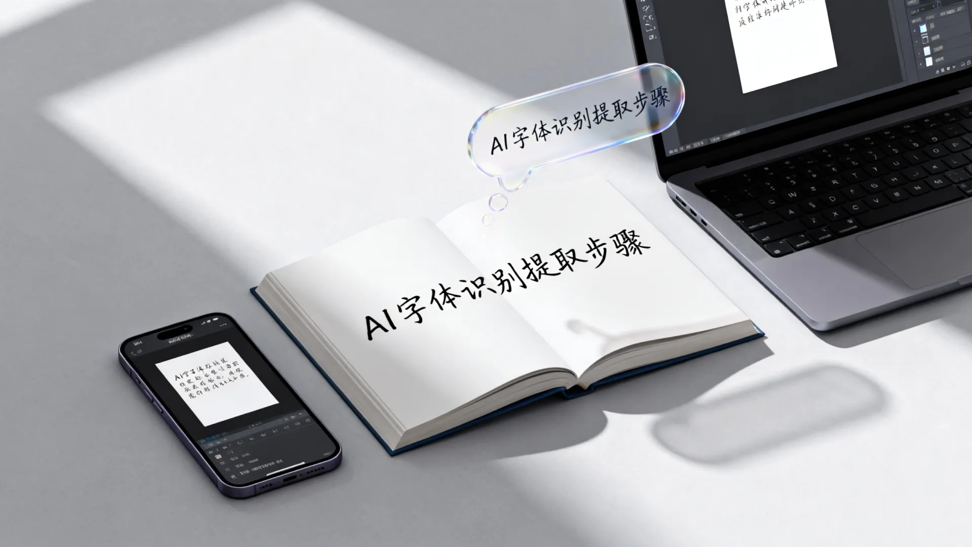 ai里字体识别提取文字编辑