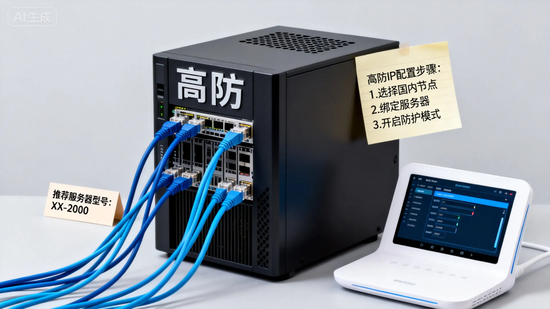 如何配置国内大宽带高防IP