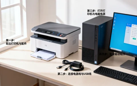 打印机怎么安装，新买的打印机怎么连接电脑使用