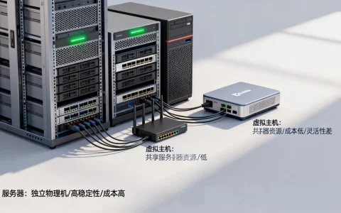 服务器与虚拟主机有何本质区别及各自优势？选择哪个更合适？
