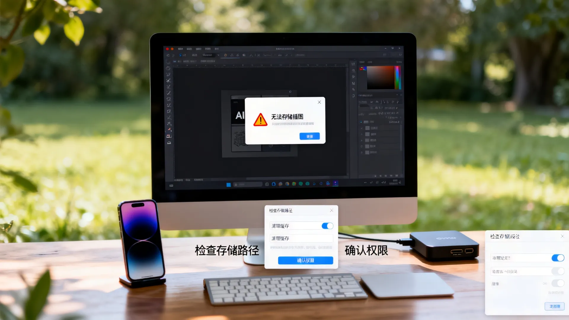 ai显示无法存储插图 ai显示无法存储插图