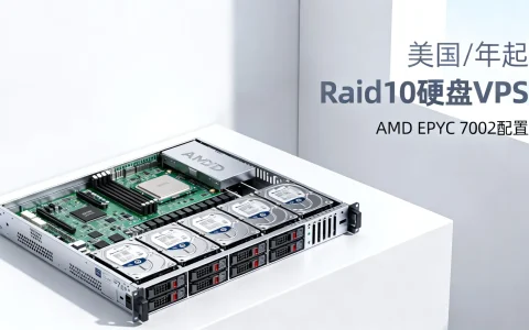 美国$23/年起Raid10硬盘VPS，AMD EPYC 7002配置，VPS评测真的划算吗？
