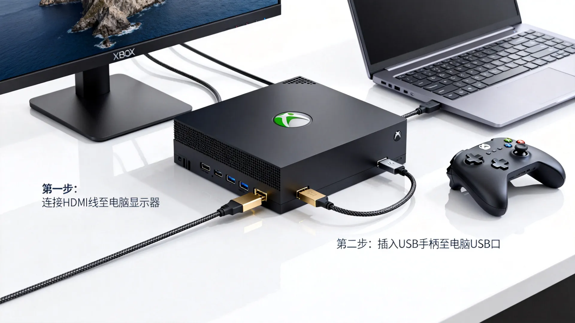xbox连pc教程