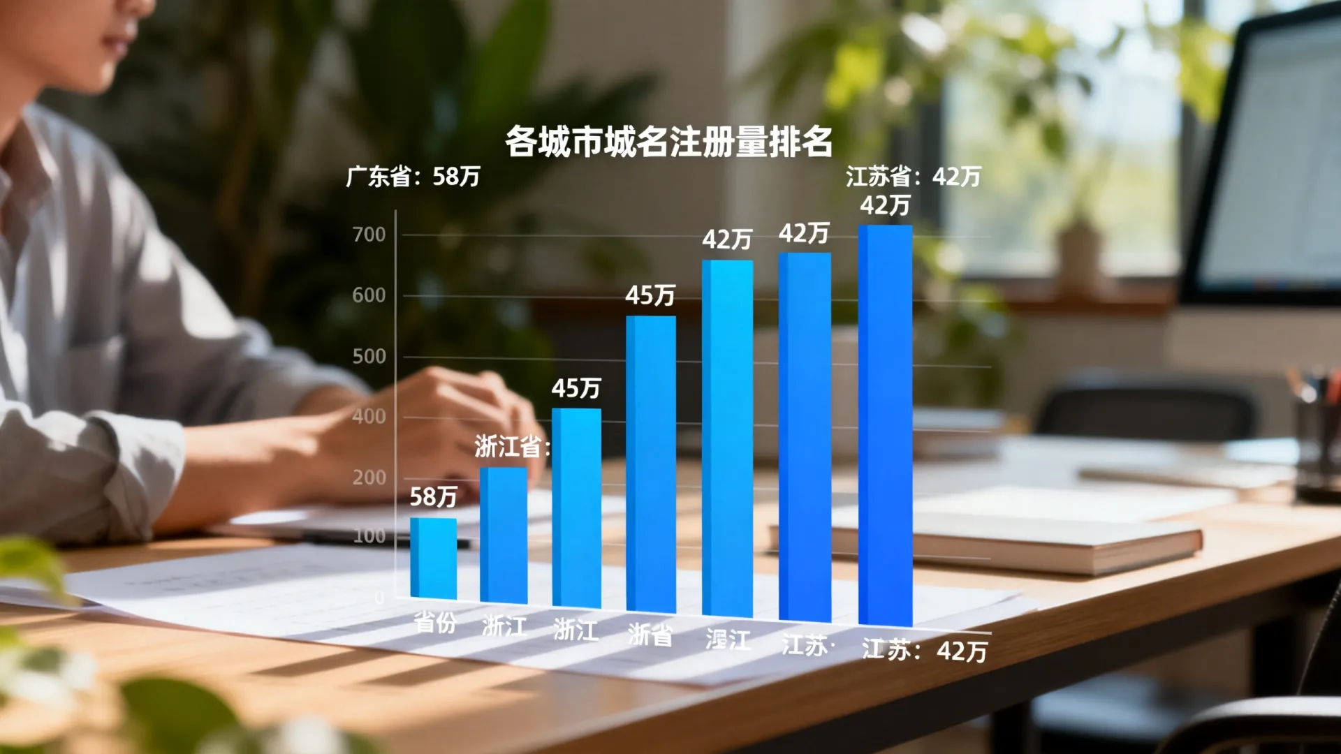 国内各省市域名注册量排名情况 国内各省市域名注册量排名情况