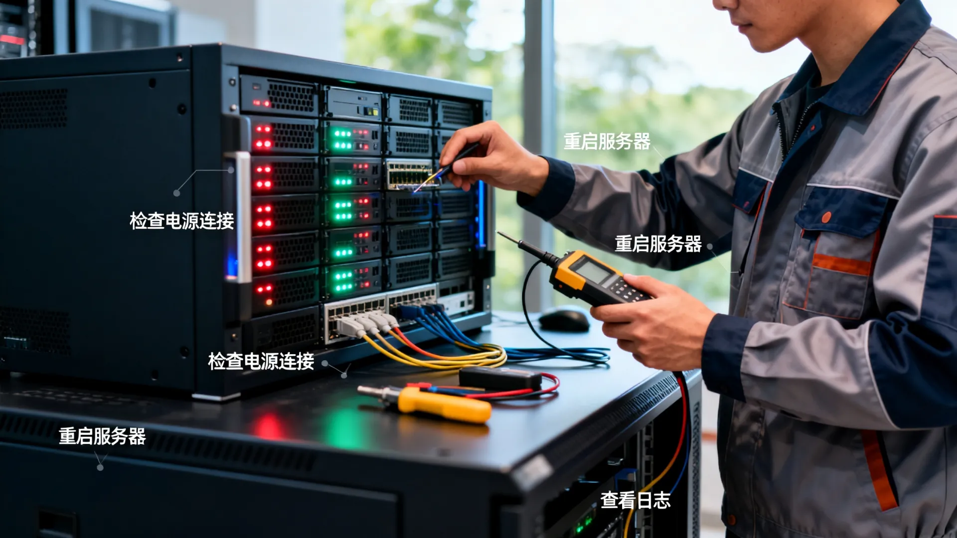 服务器故障处理解决方案