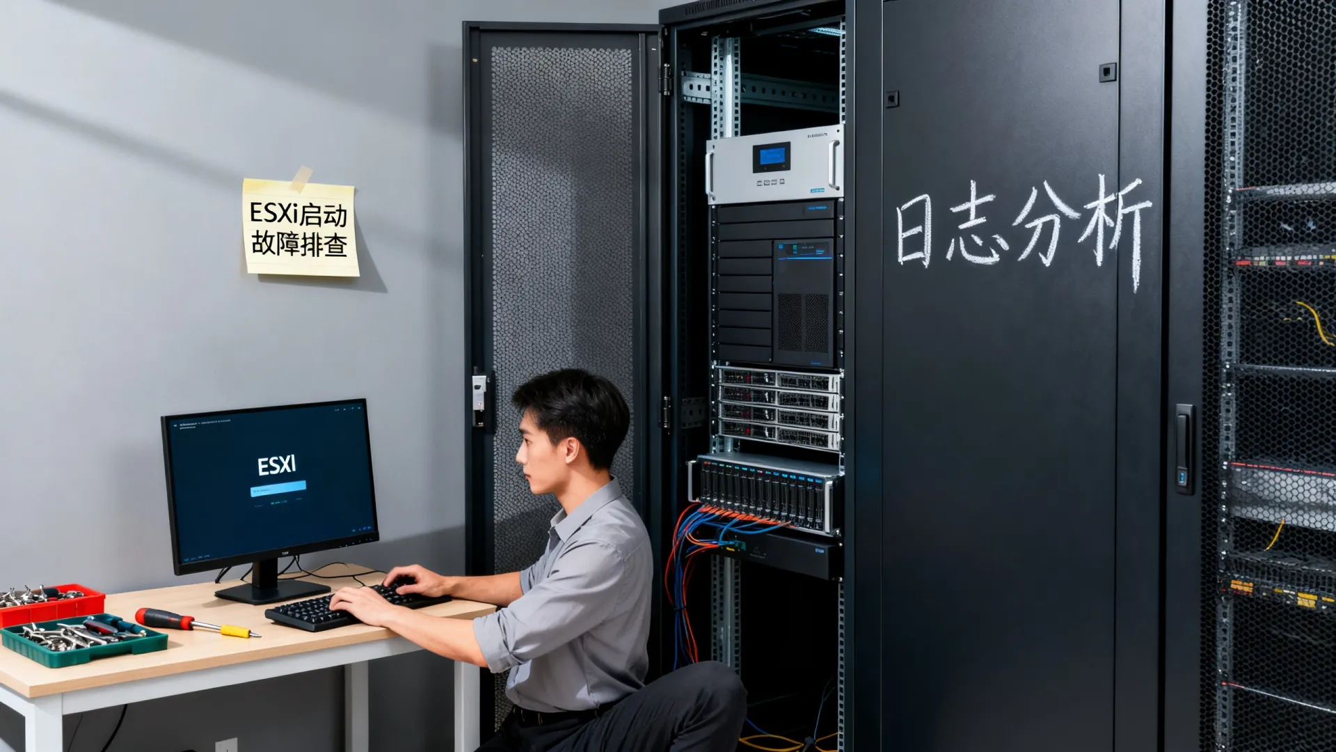 ESXi服务器无法启动怎么办?服务器机房运维实战指南 ESXi服务器无法启动怎么办