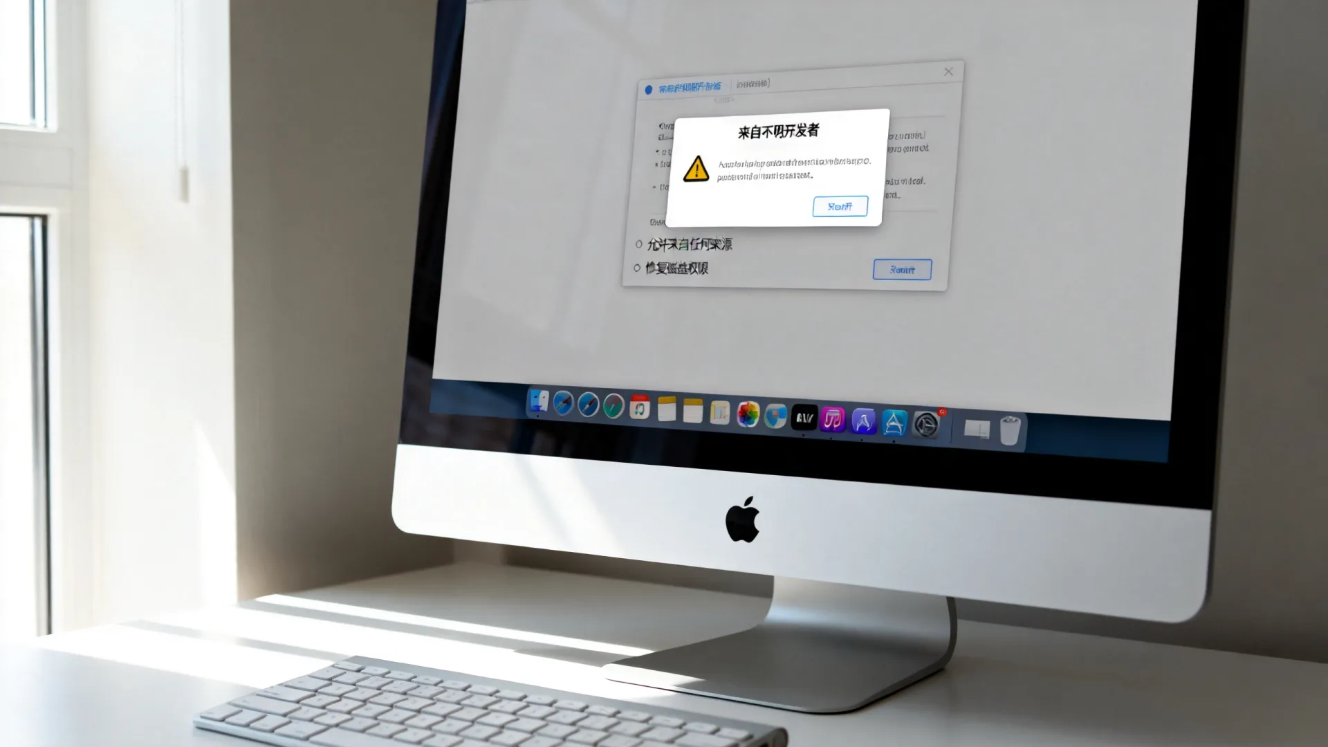 mac 不明开发者