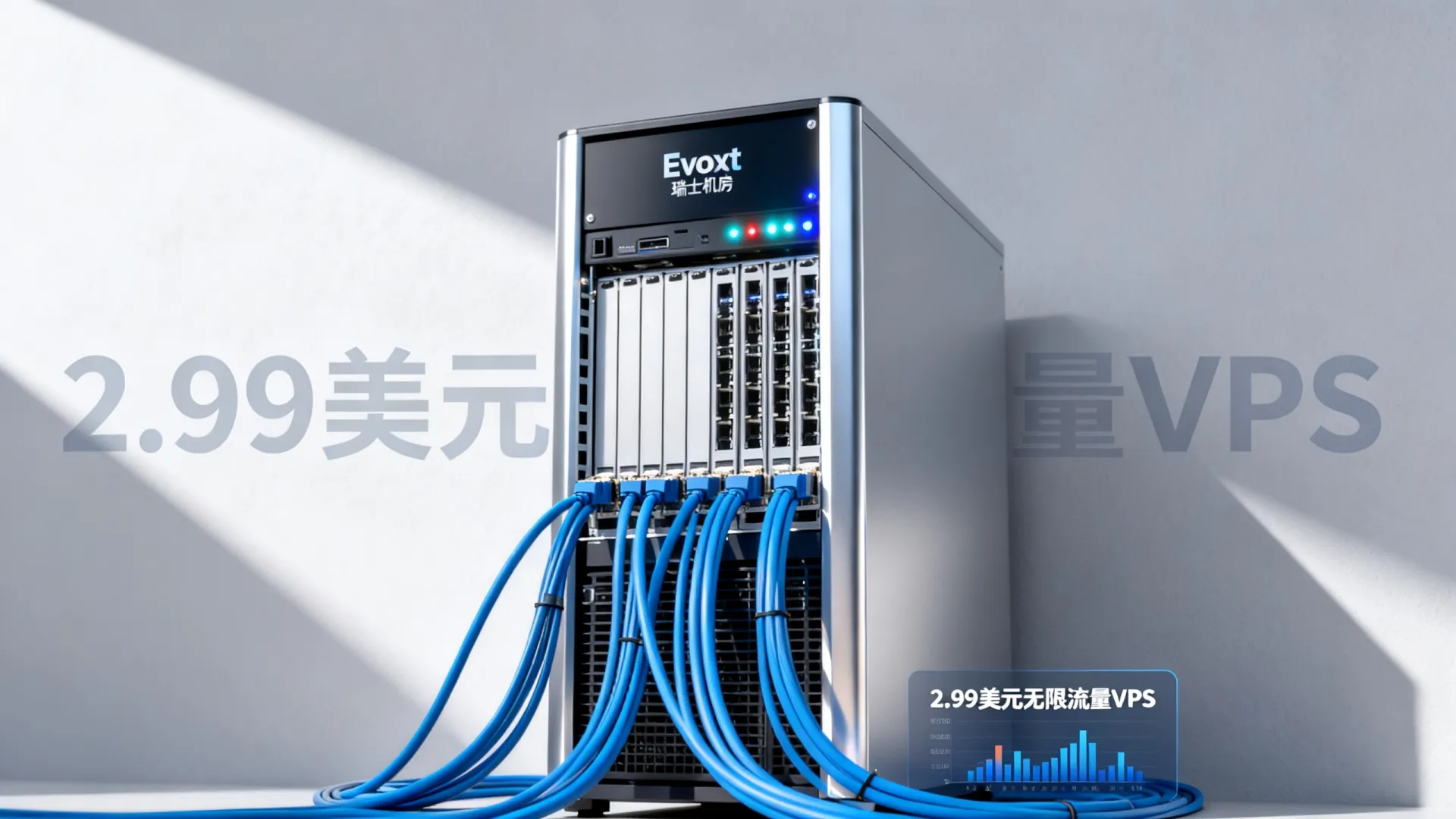 Evoxt新增瑞士机房,另有香港/日本/悉尼/美国/欧洲14机房可选,2.99美元/月起,支持支付宝/Paypal,无限流量 Evoxt新增瑞士机房
