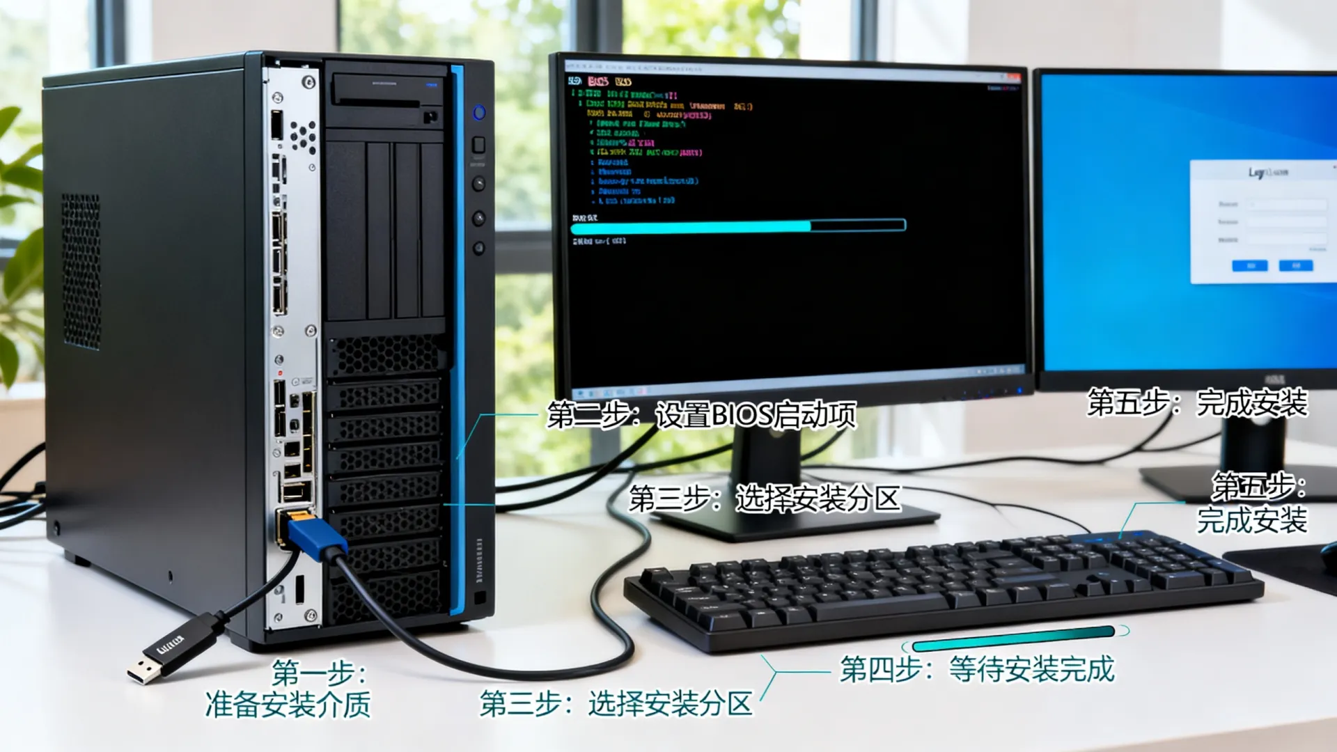 服务器操作系统怎么安装