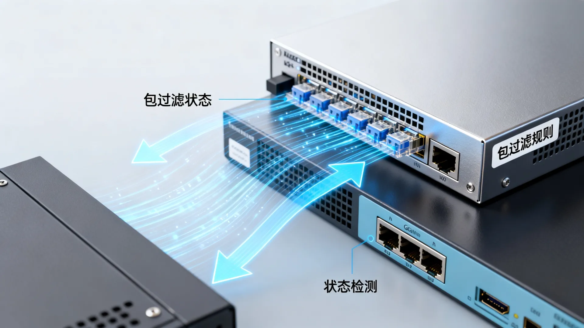 防火墙包过滤状态应用网关工作过程