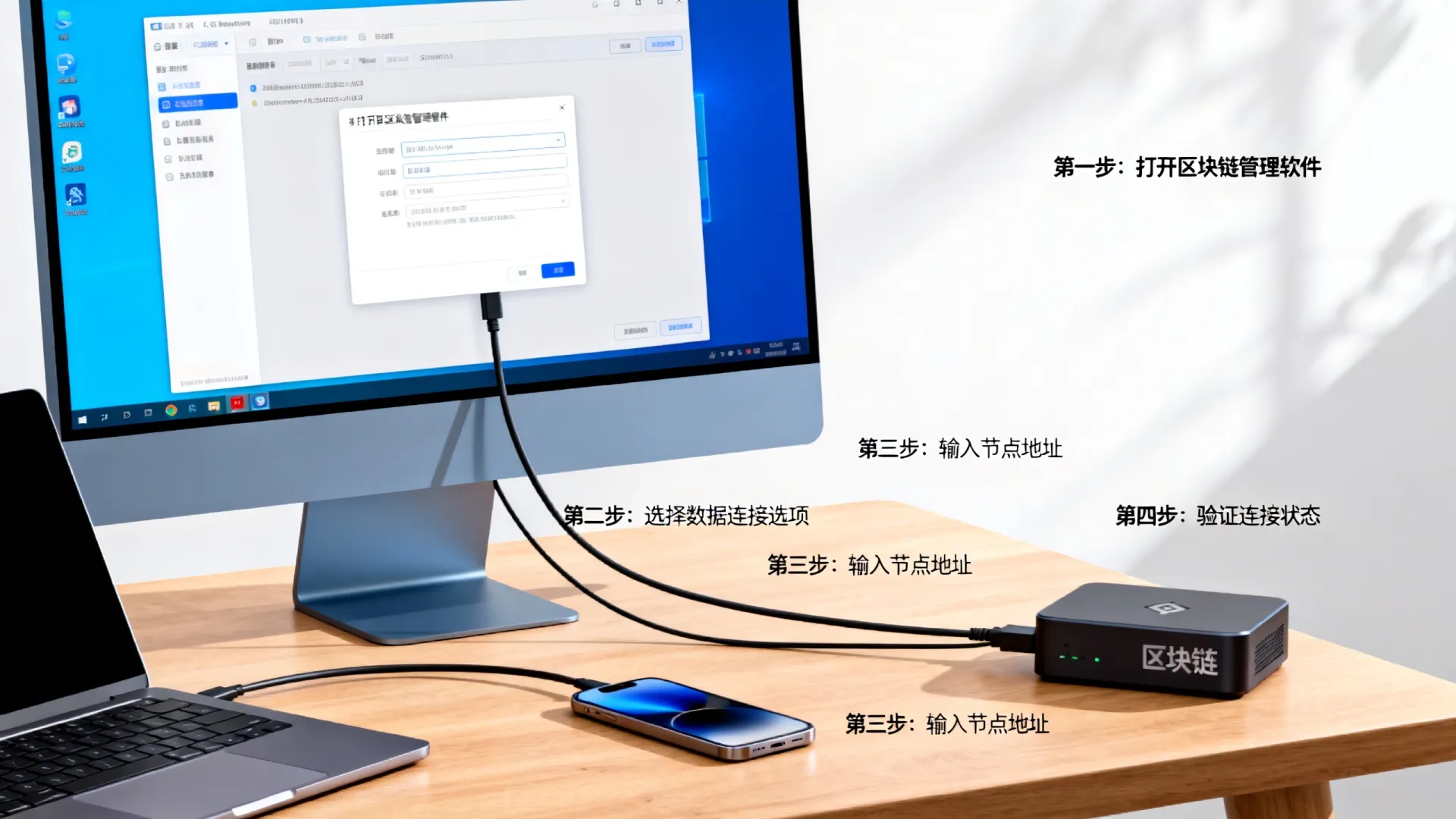 国内区块链数据连接设置