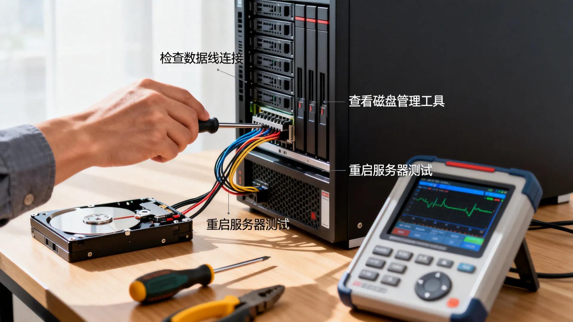 为什么服务器数据盘不显示?服务器硬盘故障排查指南 为什么服务器数据盘不显示?服务器硬盘故障排查指南