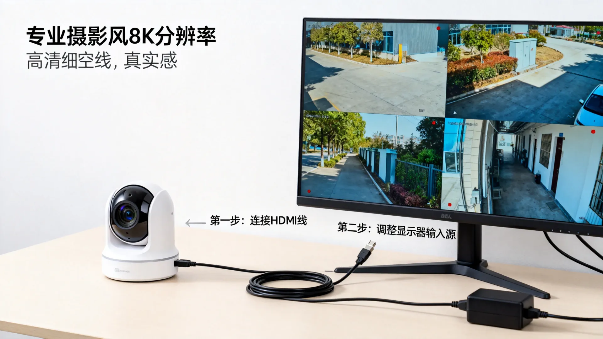 监控摄像头怎么连接显示器 监控摄像头怎么连接显示器
