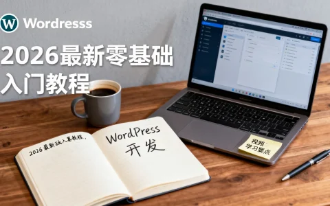 WordPress开发视频怎么学？2026最新零基础入门教程
