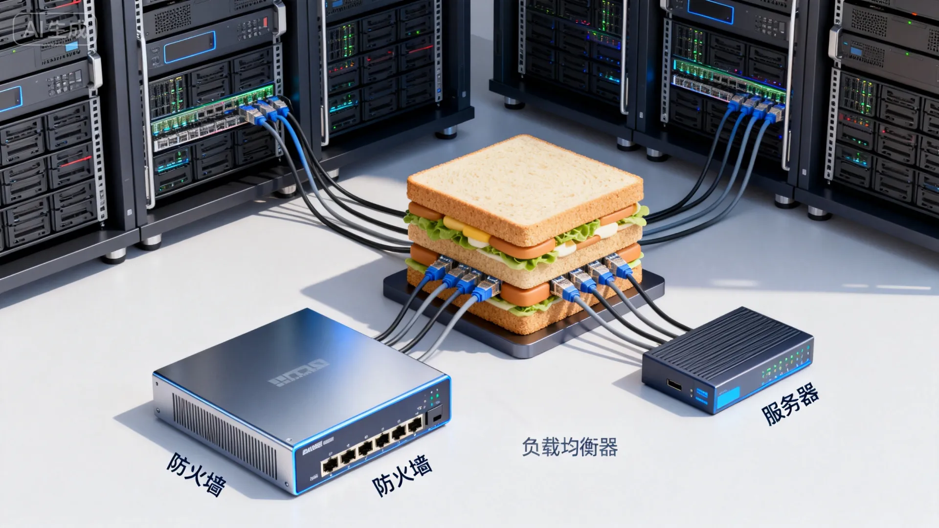 防火墙三明治负载均衡 防火墙三明治负载均衡