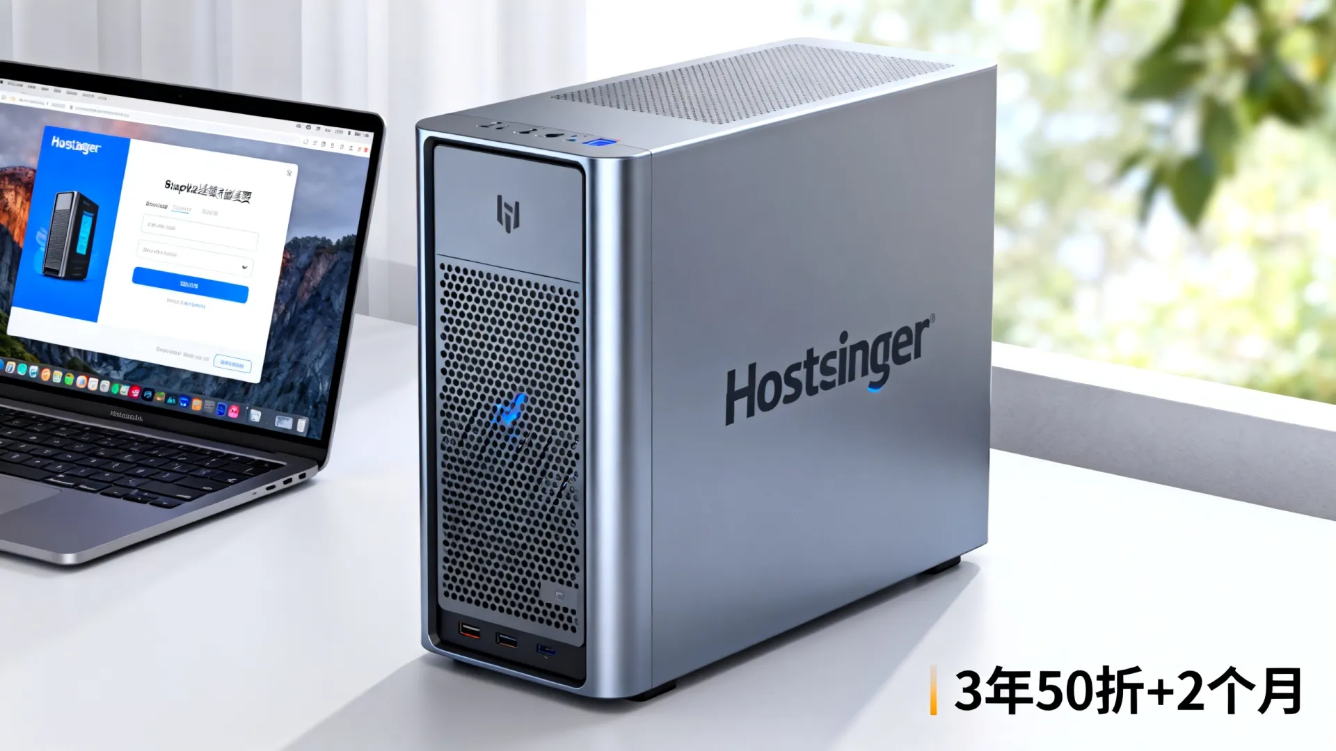 Hostinger续费3年享50折还送2个月