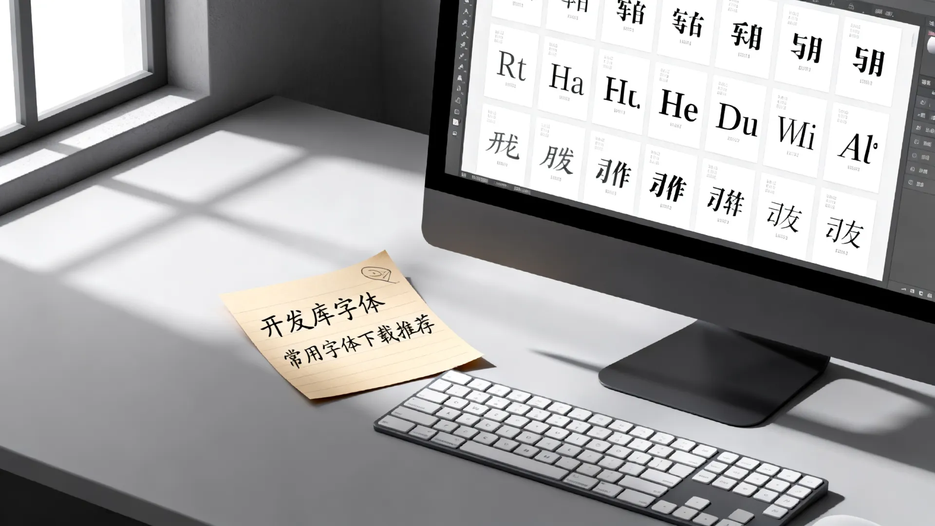 开发库 字体