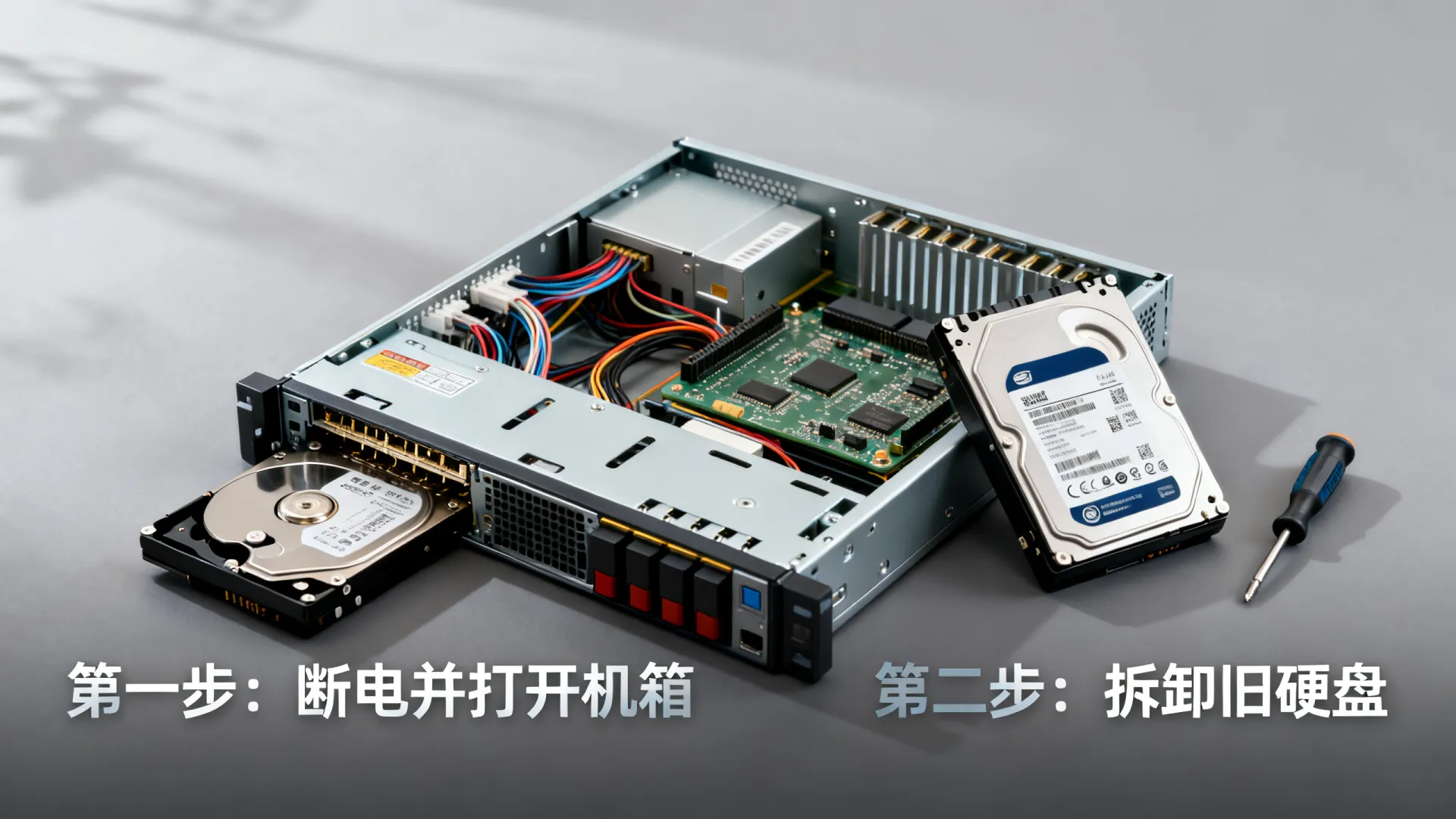 服务器更换硬盘需要怎么做 服务器更换硬盘需要怎么做