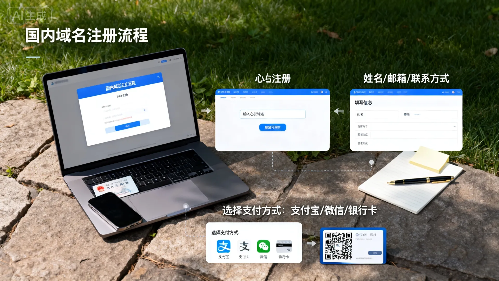 国内域名怎么注册?新手必看流程步骤详解 新手必看流程步骤详解