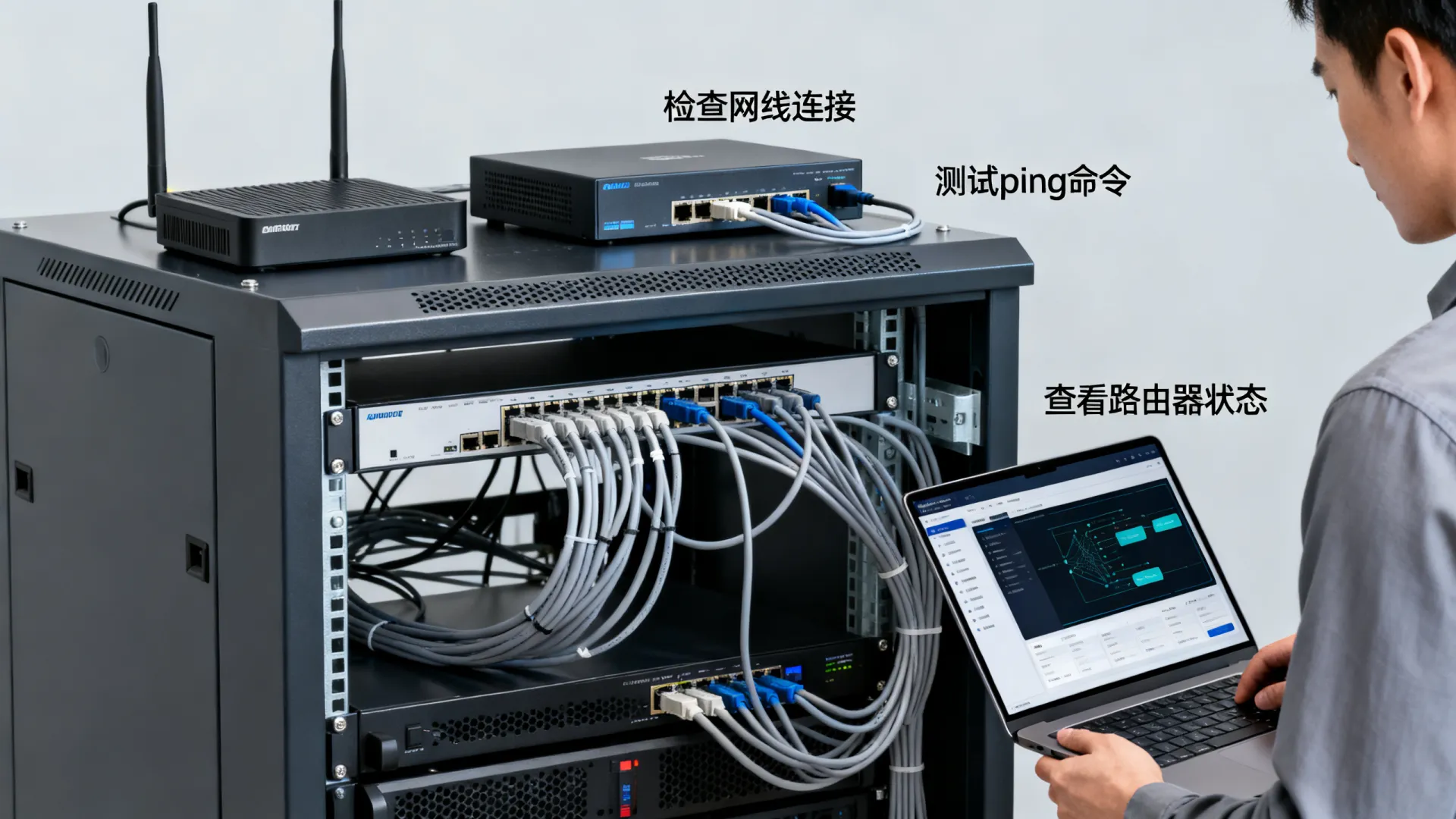 服务器有网络连接 服务器有网络连接