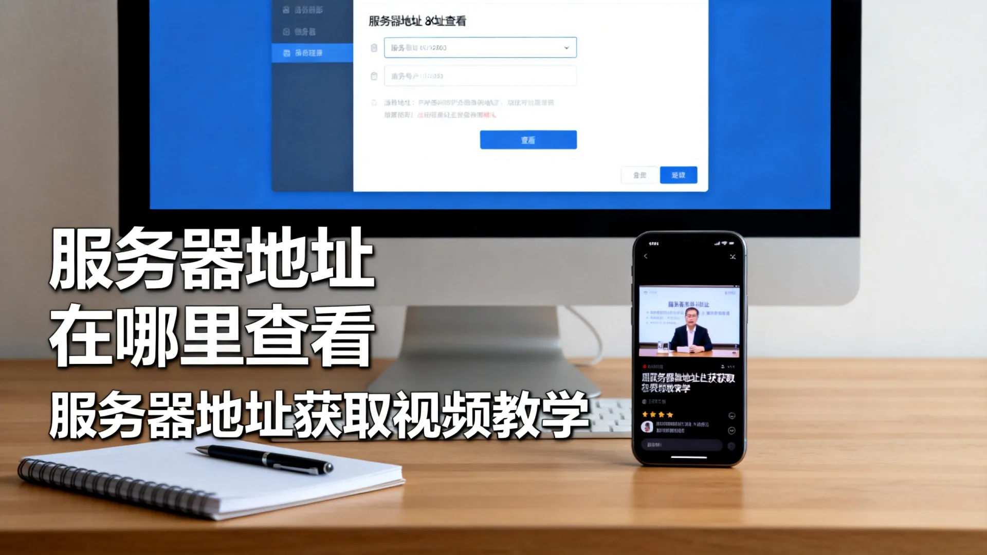 服务器地址获取视频教学 服务器地址获取视频教学