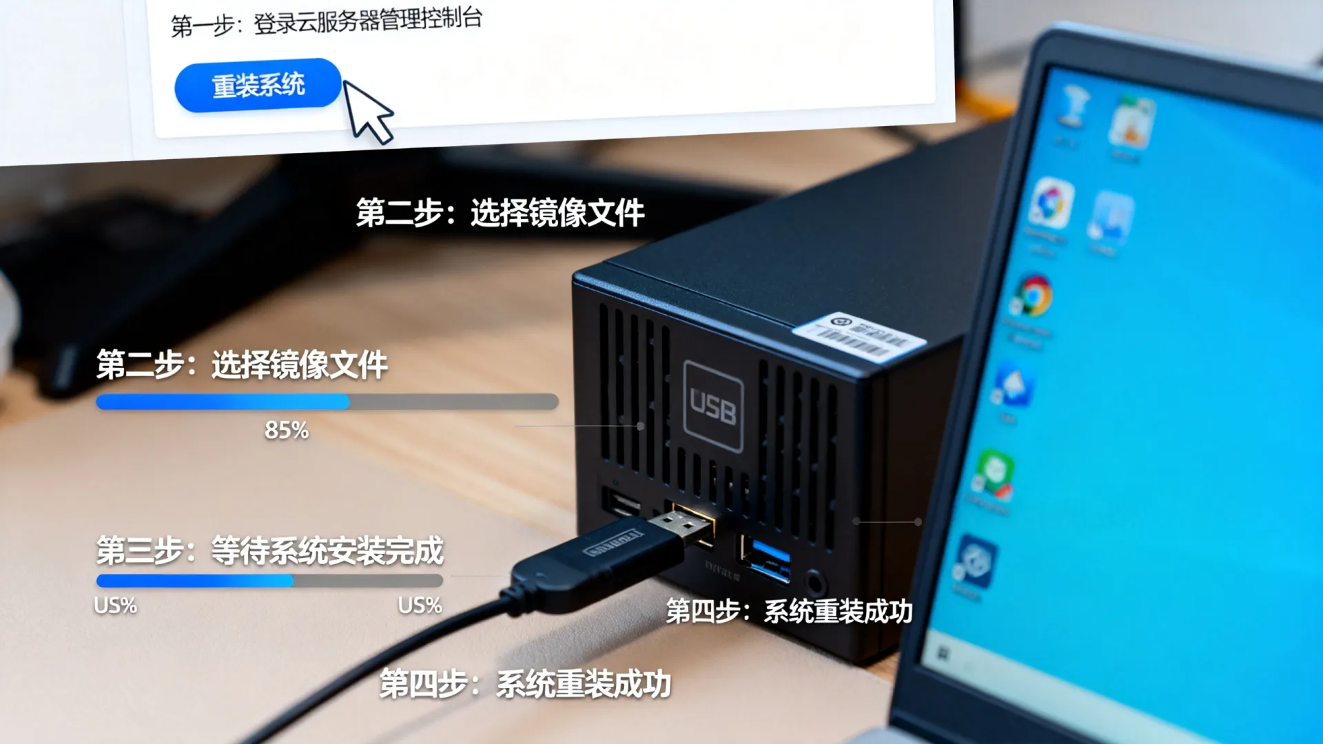 云服务器如何重装系统?详细步骤图文教学 云服务器如何重装系统?详细步骤图文教学