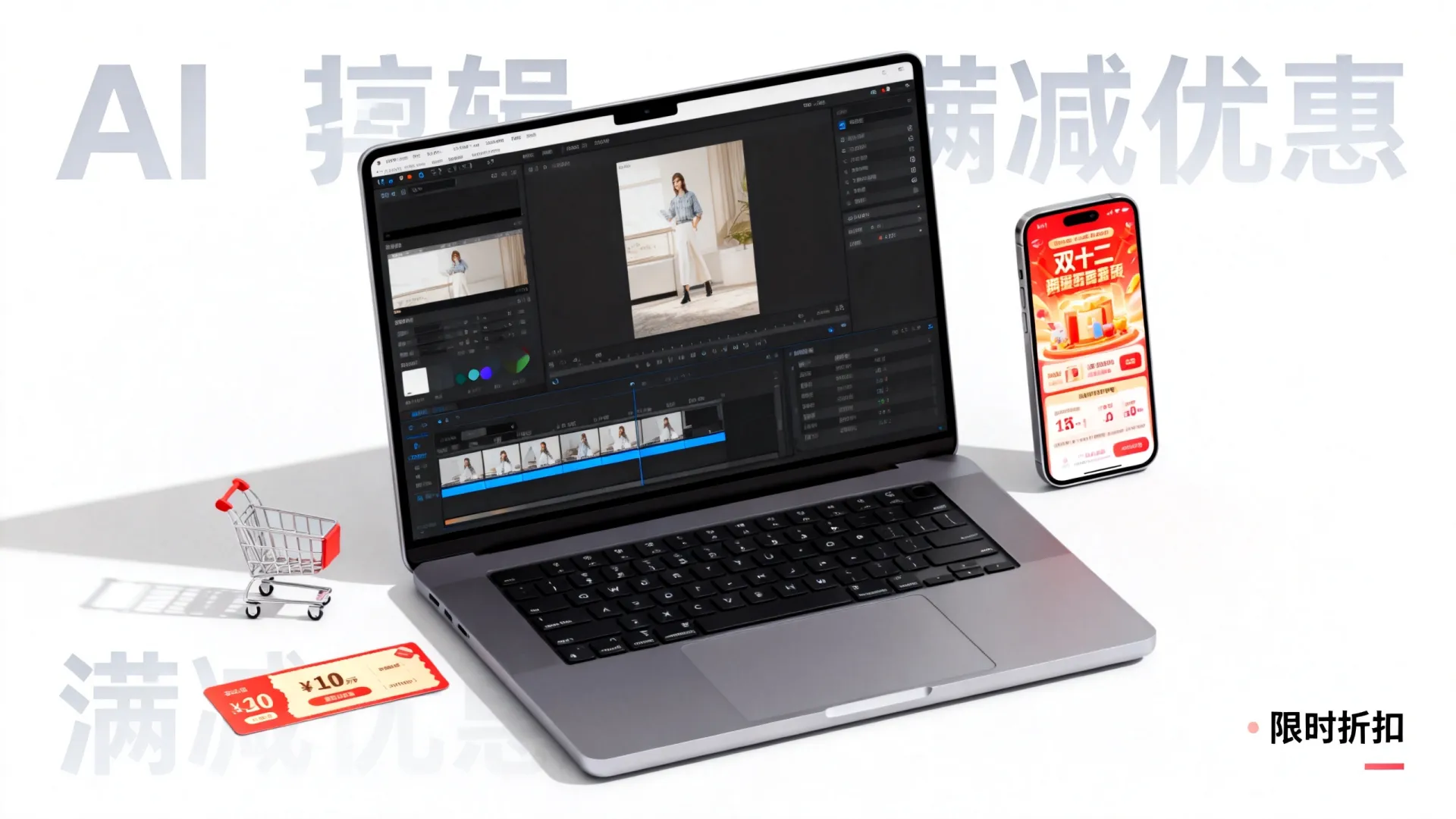 AI剪辑双十二活动 AI剪辑双十二活动