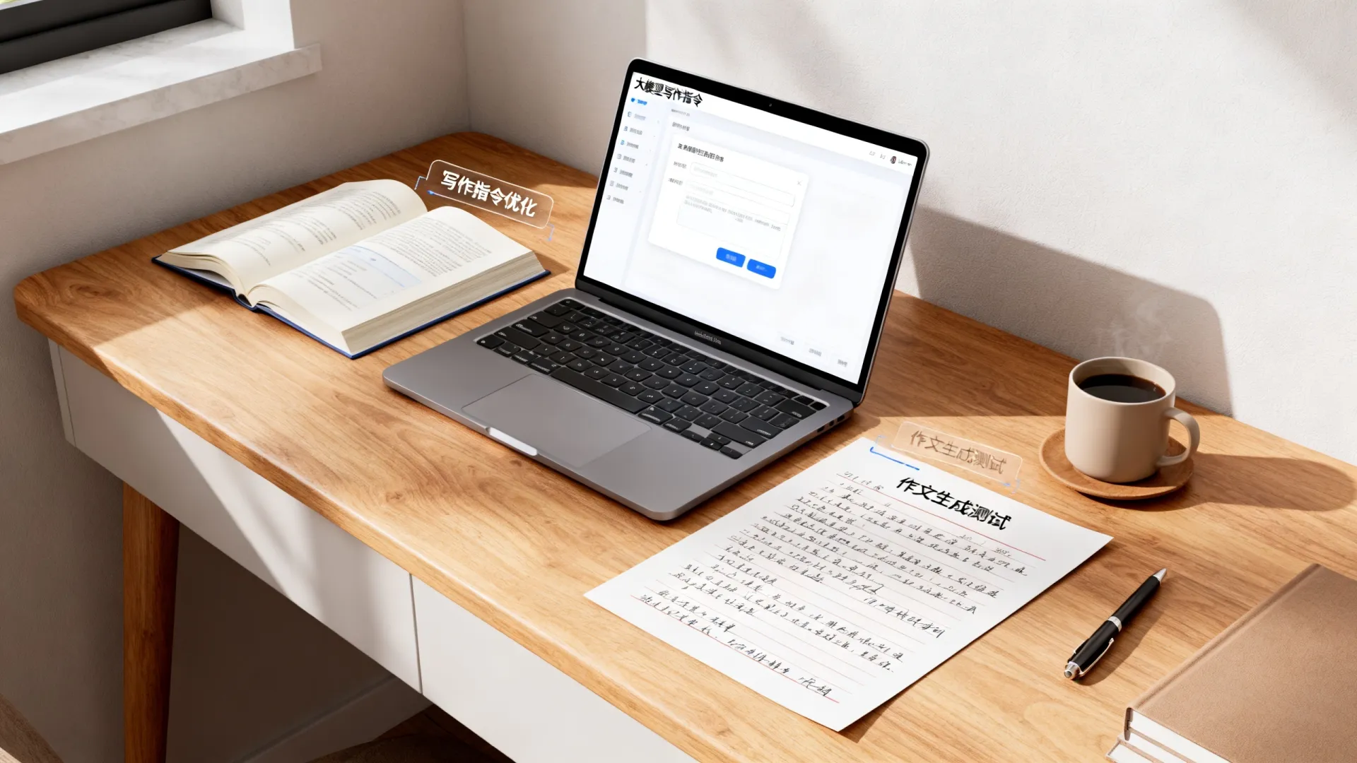 关于大模型生成作文指令