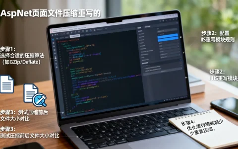 asp.net页面文件压缩重写实例代码中，有哪些关键步骤需要注意？